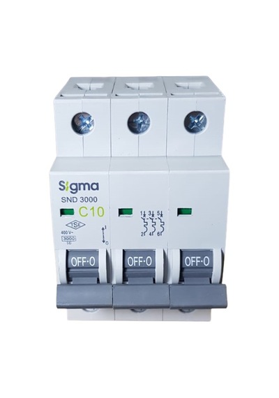 3X10A C/3Ka W Otomatik Sigorta Sigma