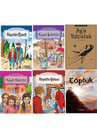 Karpatlar Şatosu,kaçırılan Çocuk,beyaz Yele Ortaokul Kitap Seti