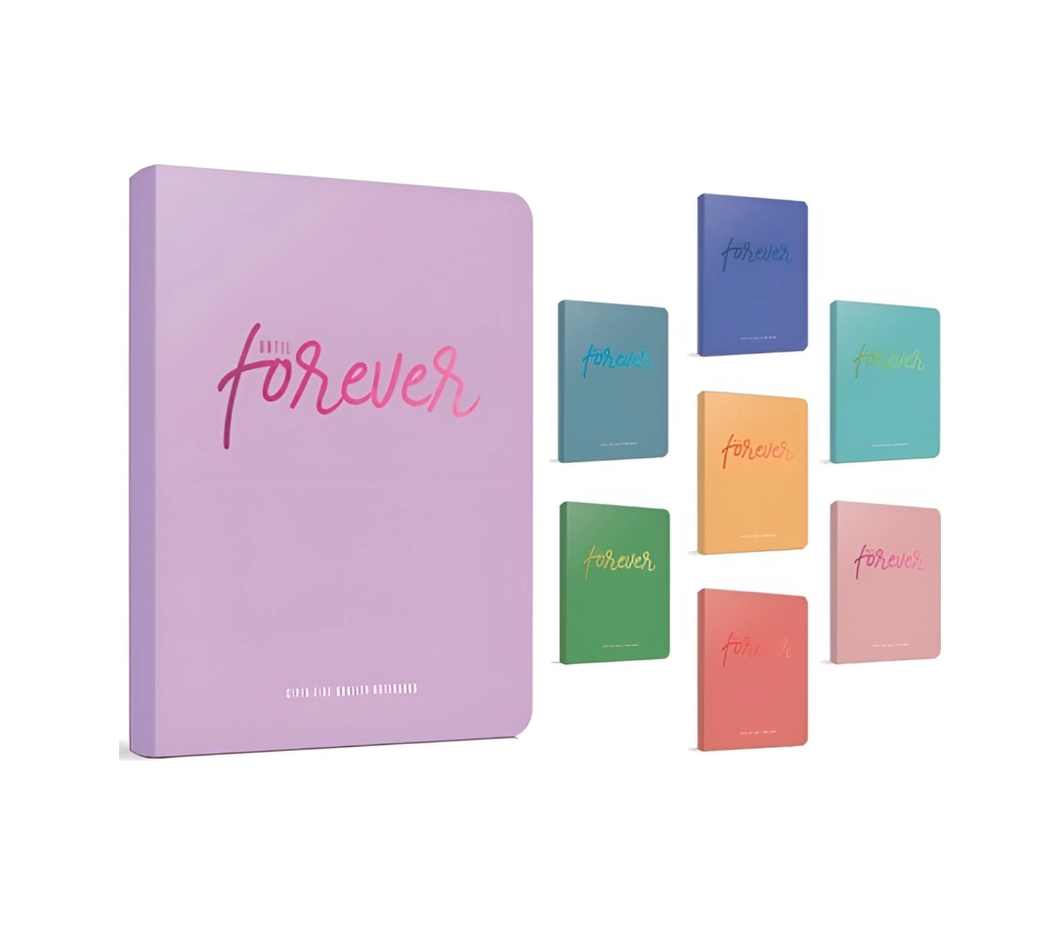 Forever Sert Kapak Defter 120 Yaprak Çizgili Öz Kırtasiye Çok Renkli