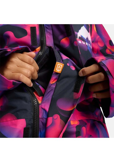 Burton Burton Skimmer Jacket Çocuk Snowboard Ceketi 30630 Çok Renkli