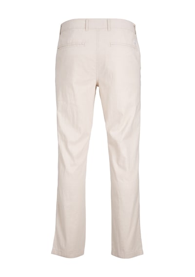 Jack & Jones Büyük Beden Keten Chino Pantolon - Ollie Moonbeam Çok Renkli