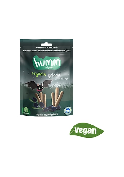 Humm Organik Vegan Zeytinli Grissini 55 G