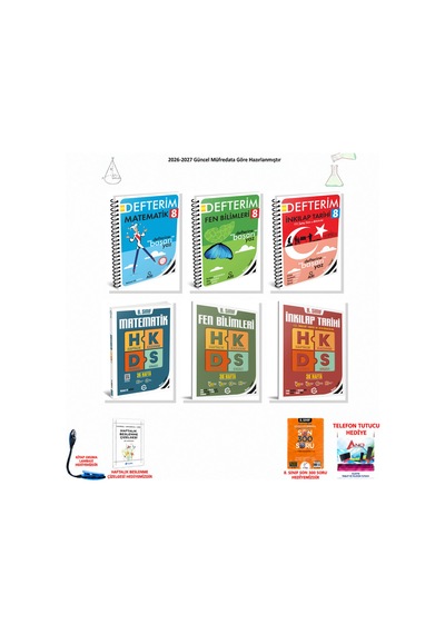 2026-2027 Arı 8. Sınıf Lgs 6'lı Defterim M-f-ink, Deneme M-f-ink