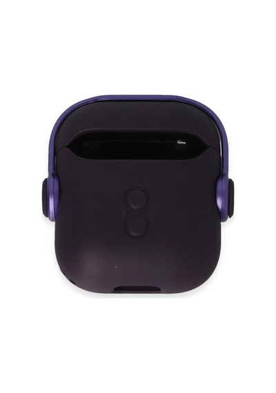 Apple Airpods 2 2.nesil Cool Kılıf - Derin Mor Çok Renkli
