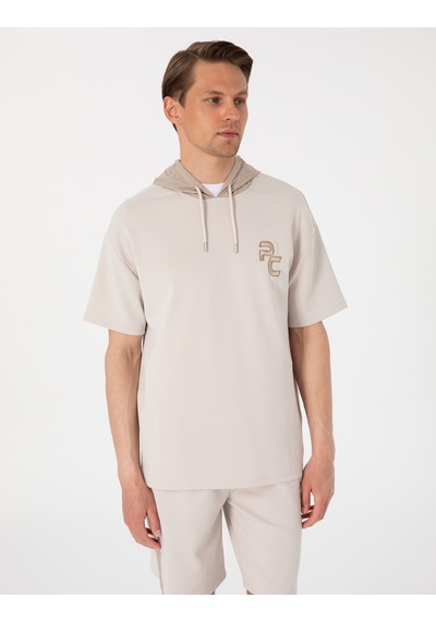 Pierre Cardin Erkek Taş Sweatshirt 50302613-vr049 Taş