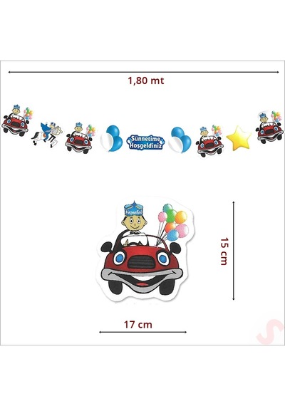 Sünnetime Hoşgeldiniz Dekoratif Banner