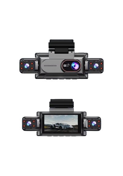 4 Kameralı 360 Döngüsel Kayıt Full Hd 1080p Araç İçi Kamera - Wifi Cam, Park Modlu, Gece Görüşlü Wdr Teknolojisi Ve Yol Kayıt Cihazı