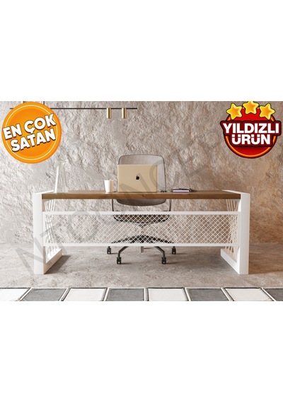 Alfa Ntconcept Masif Ağaç Ofis Ve Çalışma Masası 6