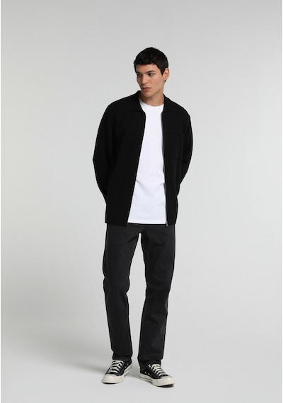Colin's Colins Regular Fit Erkek Siyah Hırka Cl1082274 Q1.v1 Blk