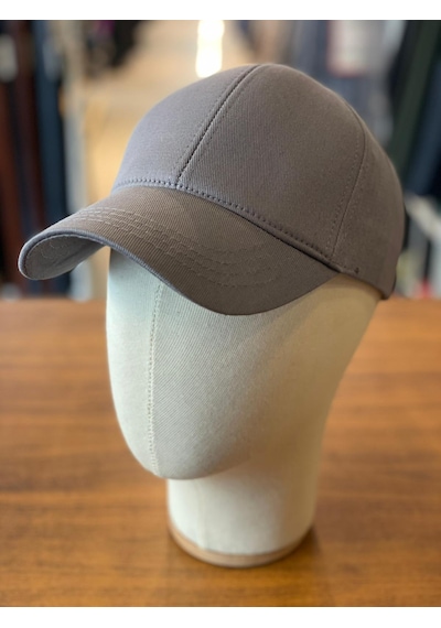 Hamze Düz Basic Pamuklu Unisex Cap Şapka Gri