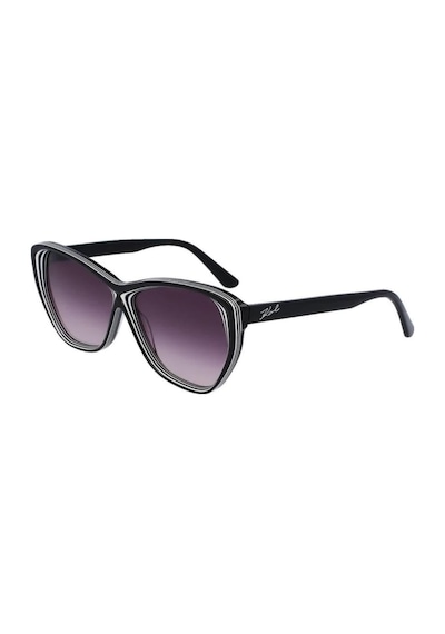 Karl Lagerfeld Kl6103s 006 58 Kadın Cat Eye Siyah Kemik Güneş Gözlüğü Beyaz