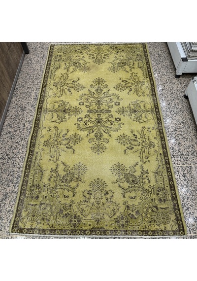 Hoom Rugs Vintage Sarı 117x210 2,45 M2 Vintage Halı Sarı
