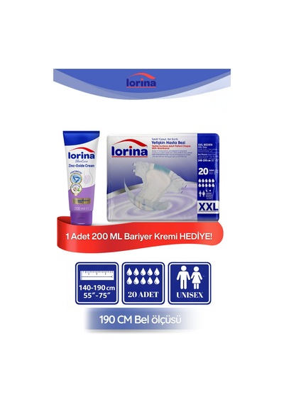 Hasta Bezi Xxlarge 20'li - 200 Ml Bariyer Kremi Hediyeli 2XL