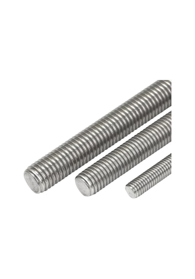 M4x1000mm Galvanizli Gijon Saplama Tij Rot Başsız Cıvata Standart