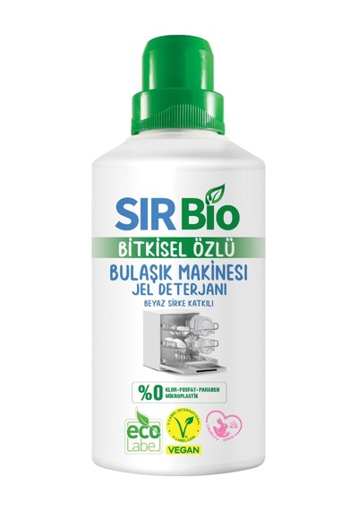 Sır Bio Beyaz Sirke Bitkisel Özlü Bulaşık Deterjanı 1 L 3 Adet