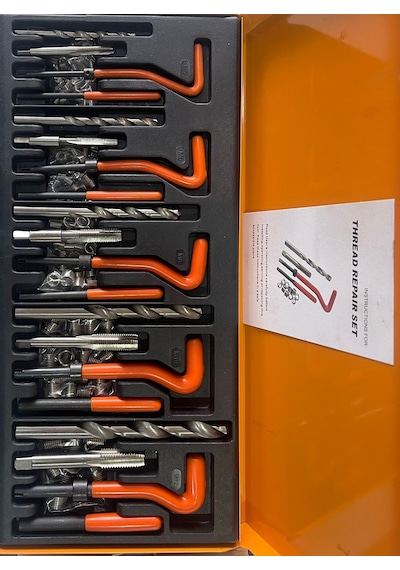 Helicoil Kılavuz Seti 131Pc Stılson Diş Tamir Set