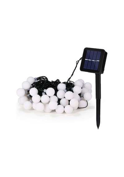 MİGHTY GÜNEŞ ENERJİLİ 7 METRE 50 LED SARI YILBAŞI ÇAM AĞACI BAHÇE