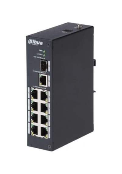 Dahua Pfs3110 8P 96 8 Kanal Poe Switch 8Fe Poe 1 Ge 1Ge Sfp