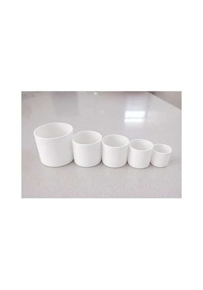 Kahve Ölçeği, 5 Li Kahve Ölçek Seti. 10-25-40-50-100 Ml Beyaz - 833936496 Diğer