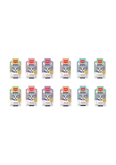 Karışık Aromalı Kedi Çorbası 50gr X 12 Adet Sıvı Kedi Ödülü