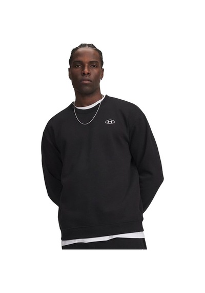 Under Armour Rıval Flc Crew Erkek Sweatshirt 6013447-008 Siyah