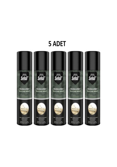 Silikon Sprey 200 Ml 5 Adet