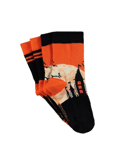 Batman Erkek Çocuk 2'li Soket Çorap Set 3-11 Yaş Turuncu 09e07300523w1 Turuncu