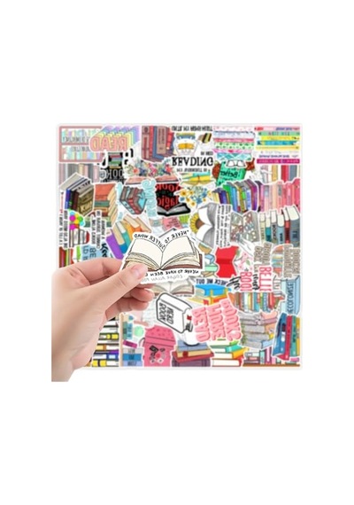 25'li Su Geçirmez Sticker Seti, Hediye İçin Uygun Abanoz