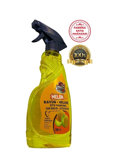 Kavun Kokulu Ferah Oto Ev Oda Sprey Parfüm Trax 500 Ml