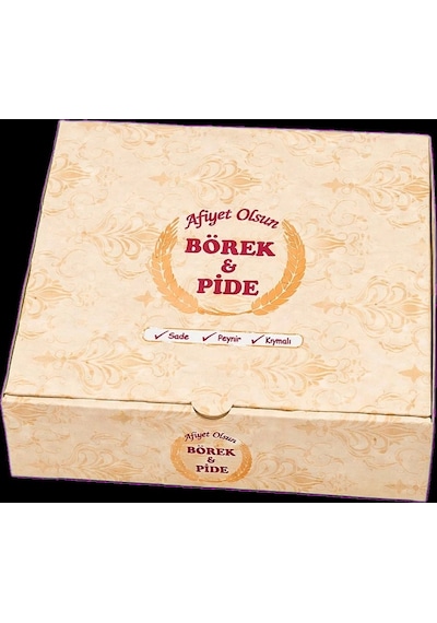Börek Kutusu Büyük Boy 100 Adetli