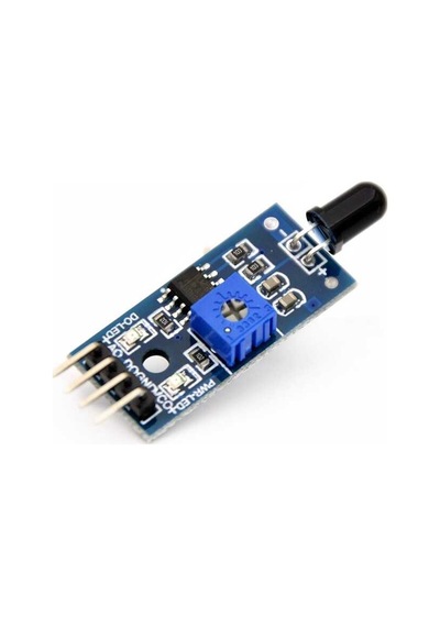 Kızılötesi Alev Sensörü Ateş Algılama Sensör Modülü Flame Sensör Dijital Ve Analog Çıkışlı 4 Pin
