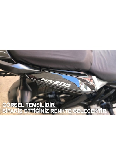 Bajaj Pulsar NS 200 Kuyruk Pad Set Midnight Serisi Siyah-Neon Sarı