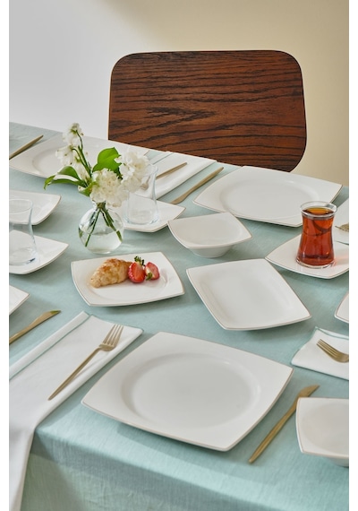 Karaca  Elegance Bone Jamie 26 Parça 6 Kişilik Kahvaltı Takımı