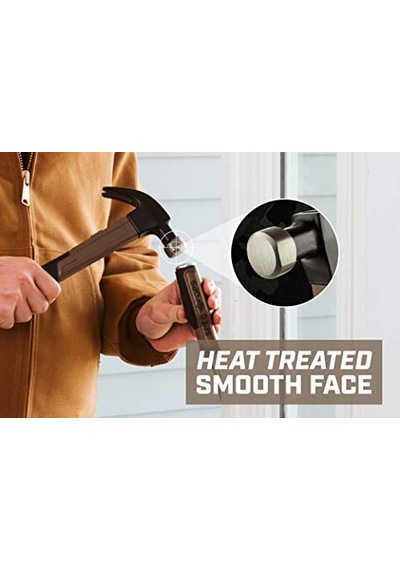 M20fg Fiberglas Çekiç 590 Ml Kavisli Pençe Darbe Emici Sap 3 Askerlere Bağışlanmış Siyah Kahverengi