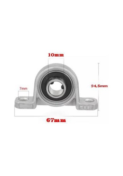 Hobimekatronik Kp000 Yataklı Rulman(10Mm)