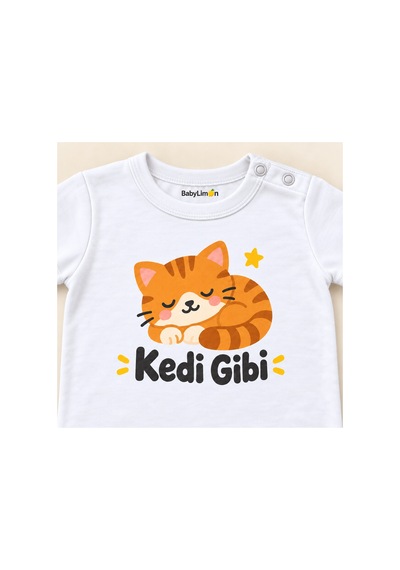 Babylimon Kedi Gibi Beyaz Kısa Kollu Çıtçıtlı Bebek Zıbını Beyaz - Kedi Gibi - 928161945 Beyaz - Kedi Gibi Babylimon Kedi Gibi Beyaz Kısa Kollu Çıtçıtlı Bebek Zıbını Beyaz - Kedi Gibi - 928161945 Beyaz - Kedi Gibi
