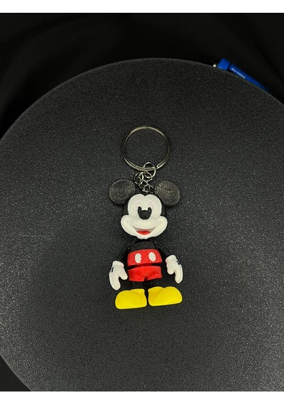 Mickey Mouse Anahtarlık 3adet Çok Renkli