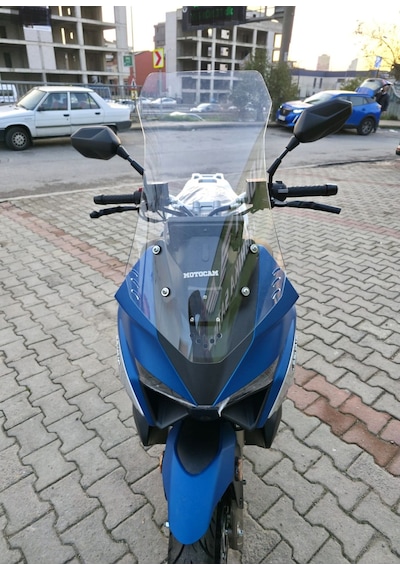 Motocam Volta Revolt Rsx7 Ön Cam 2022-2026 Model 65cm Şeffaf Renkli 4mm