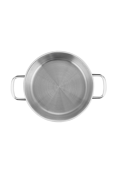 Nehir Silver Çelik 3 Parça İtalyan Omlet Sahan Seti 16-18-20 Cm Gri
