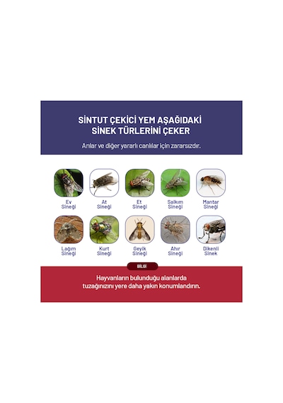 48 Adet 25 gr Sintut Karasinek Tuzağı için Çekici Yem | 1200 Gr.