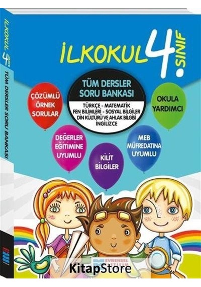 Kitapstore-4. Sınıf Tüm Dersler Soru Bankası / Kolektif