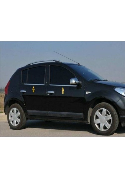 Dacia Sandero Krom Cam Çıtası 4 Pcs. P.Çelik 2006-2012