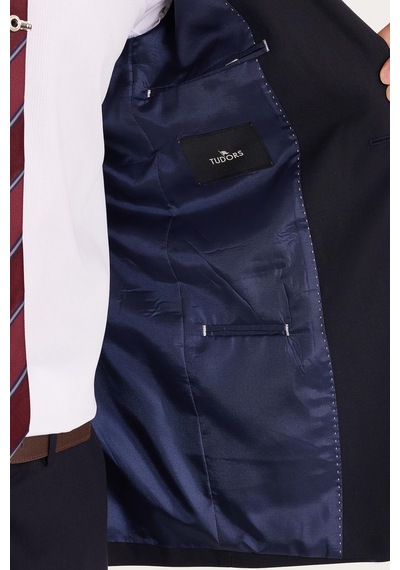 Tudors Erkek Slim Fit Mono Yaka Likralı Esnek Kumaş Lacivert Takım Elbise-33905 Lacivert Tudors Erkek Slim Fit Mono Yaka Likralı Esnek Kumaş Lacivert Takım Elbise-33905 Lacivert