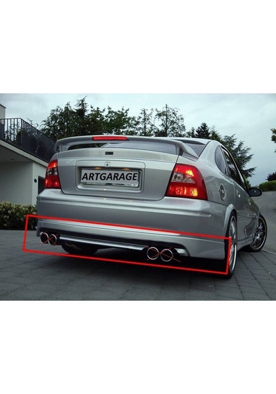 Vectra B Uyumlu Arka Tampon Eki Fiberglass Boyasız