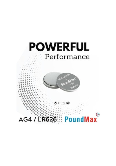 10 Adet Ag4 376 377 Sr626 Sr626sw Lr66 1.5v Poundmax Düğme Pil, Alkalin Saat Pili, Çocuklara Dayanıklı Ambalaj, Küçük Elektronik Cihazlar İçin,ölçüm Cihazları Ve Hesap Makineleri