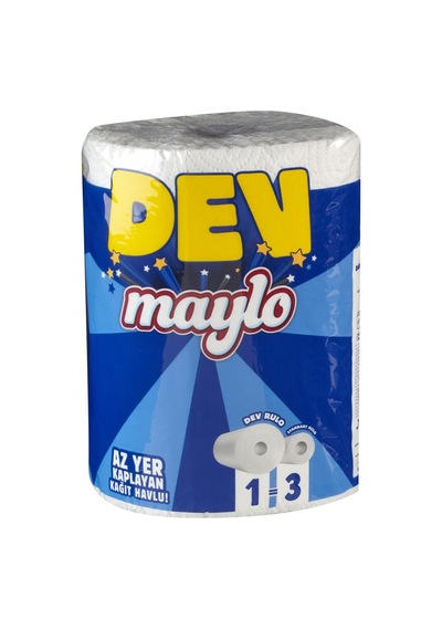 Maylo Dev Kağıt Havlu 1 Ad - 300 Yaprak 2 Katlı Çevre Dostu Havlu Kağıt 2'li Ekonomik Paket - 2 Tarı