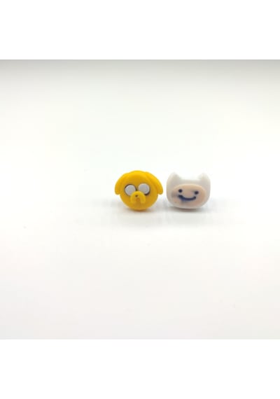 Tedz Collection Adventure Time Pin Küpe Çok Renkli