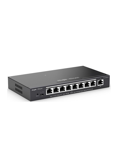 Reyee Rg-es209gc-p 9 Portlu, 10/100/1000 Gigabit, Yönetilebilir Switch, 8 Port Poe+ 120w