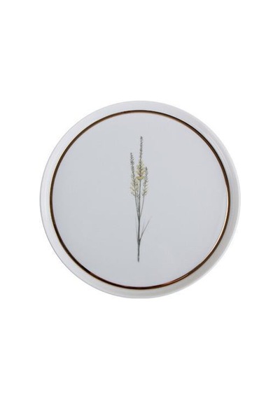 Porland Botanical Desen2 Düz Tabak  21cm