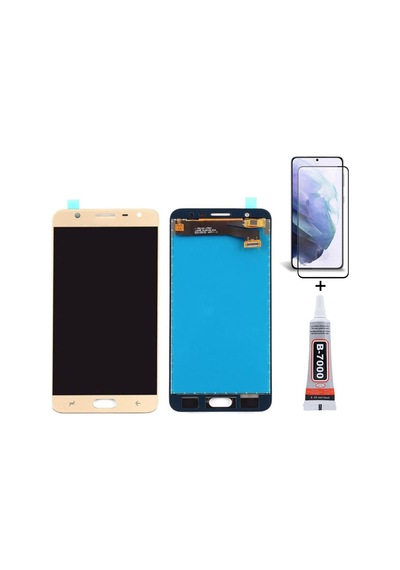 Samsung J7 Prime 2 G611f Gold Uyumlu Ekran Lcd Dokunmatik B7000 15ml Yapıştırıcı Ve Kırılmaz Cam İle Beraber Yc